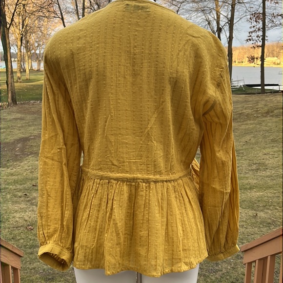 RD+ Koko boho faux wrap and lace blouse M-L - Picture 4 of 9